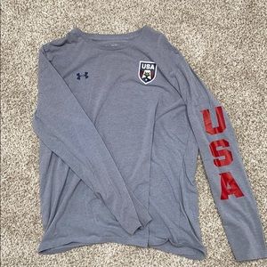 Men’s Under Armor USA long sleeve shirt